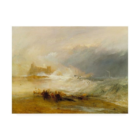 Trademark Fine Art Turner 'Coast of Northumberland' Canvas Art, 14x19 AA01615-C1419GG